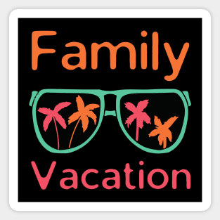 Family Beach Vacation Magnet